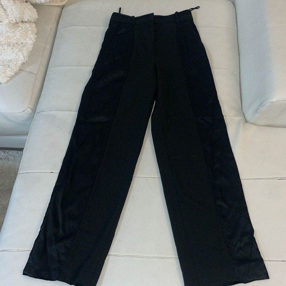 COS Black Wide-Leg Trousers